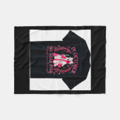 Breast Cancer Shirt For Women In October We Wear N Fleecedecke (Vorderseite (Horizontal))