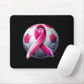 Breast Cancer Soccer Ball Nk Ribbon Kick For A Mousepad (Mit Mouse)