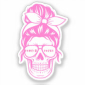 Breast Cancer Sucks Sticker (Vorderseite)