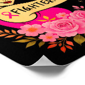 Breast Cancer Survivor Rosie Riveter Nk Awareness Poster (Ecke)