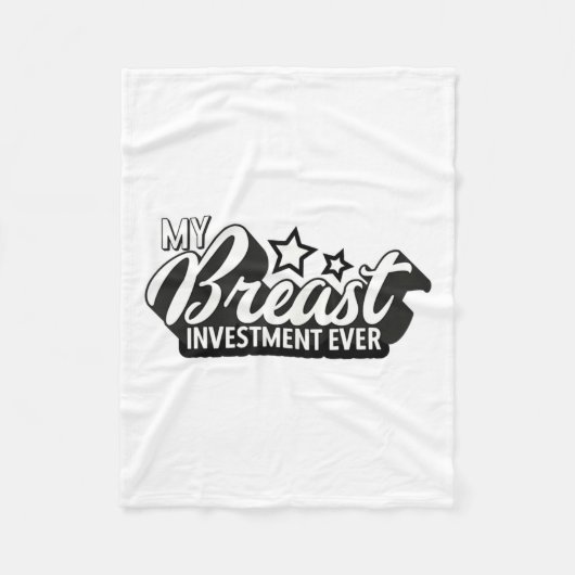 Breast Implants Ies Funny New S Plastic Surgery  Fleecedecke (Vorderseite)