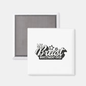 Breast Implants Ies Funny New S Plastic Surgery  Magnet (Vorderseite/Rückseite)