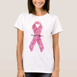 #breastcanceraware Pink Bow of Blume Support T-Shirt