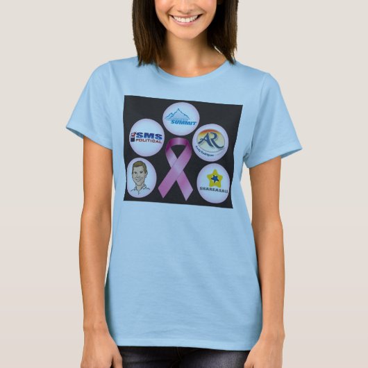 BreastCancerWalk_front_black T-Shirt (Vorderseite)