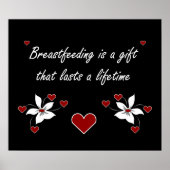 Breastfeeding is a Gift Poster (Vorne)