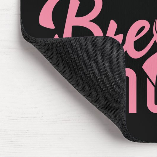 Breastkrebs abbrechen mousepad (Ecke)