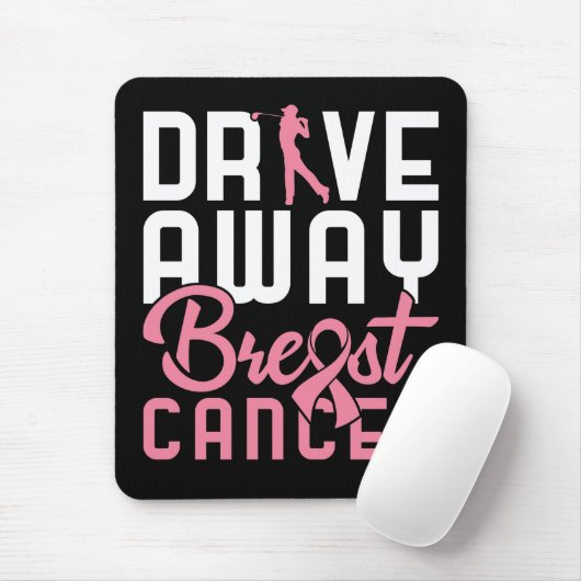 Breastkrebs abbrechen mousepad (Mit Mouse)