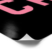 Breastkrebs abbrechen poster (Ecke)