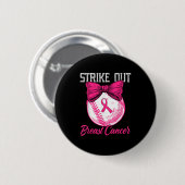 Breastkrebs-Baseball-Brustkrebs beenden Button (Vorne & Hinten)