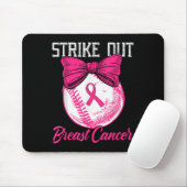 Breastkrebs-Baseball-Brustkrebs beenden Mousepad (Mit Mouse)