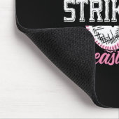 Breastkrebs-Baseball-Brustkrebs beenden Mousepad (Ecke)