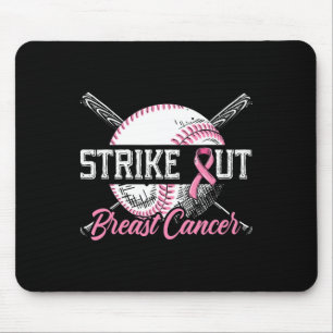 Breastkrebs-Baseball-Brustkrebs beenden Mousepad