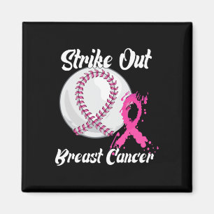 Breastkrebs-Baseball-Kampf Magnet