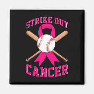 Breastkrebs-Baseball-Kampf Magnet