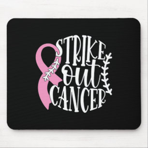 Breastkrebs-Baseball-Kampf Mousepad