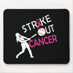 Breastkrebs-Baseball-Kampf Mousepad