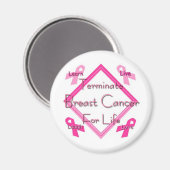 Breastkrebs beenden magnet (Vorderseite/Rückseite)