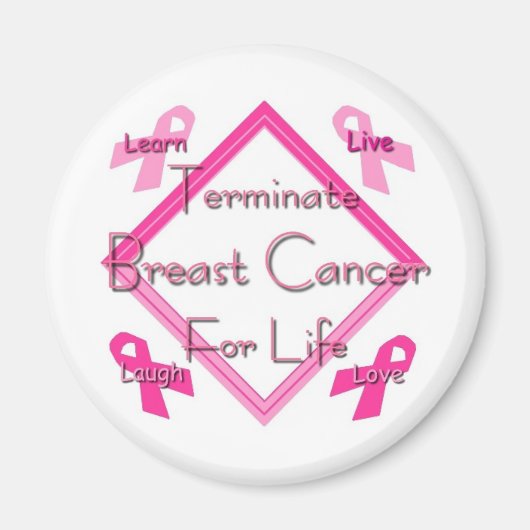 Breastkrebs beenden magnet (Vorne)
