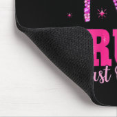 Breastkrebs-Bewusstsein - Rosa Heels Mousepad (Ecke)
