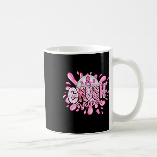 Breastkrebs-Bewusstsein - Unterstützung für rosa M Kaffeetasse (Rechts)