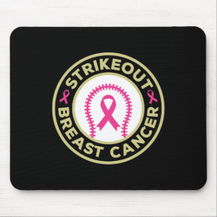 Breastkrebs-Bewusstseinsbildung verhindern Basebal Mousepad