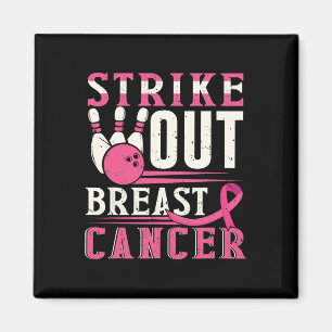 Breastkrebs-Bewusstseinsstörung - Bowling abbreche Magnet