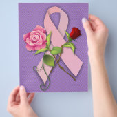 Breastkrebsüberlebung beenden flyer (Hand)