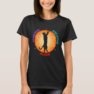 Breathe Align Cat Silhouette T-Shirt