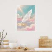 Breathe and Let Go Poster (Küche)