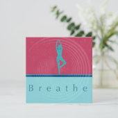 Breathe Art Card Feiertagskarte (Stehend Vorderseite)