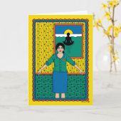 Breathe_B_Greeting Karte (Gelbe Blume)