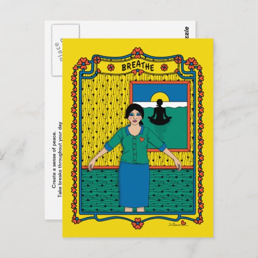 Breathe_B_ Postkarte (Vorne/Hinten)