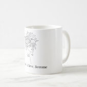 Breathe, Believe, Become Kaffeetasse (VorderseiteRechts)
