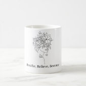 Breathe, Believe, Become Kaffeetasse (Mittel)