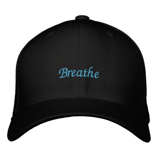 Breathe bestickte Cap Baseballkappe (Vorderseite)