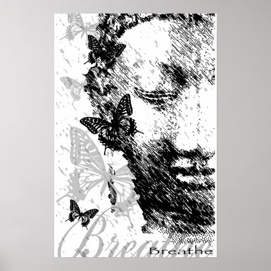 Breathe Buddha Poster (Vorne)