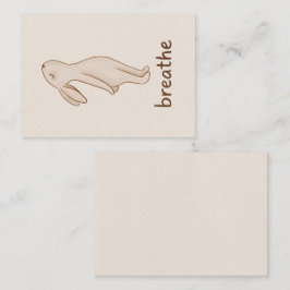 Breathe Bunny Mini Enclosure Card Begleitkarte