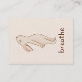 Breathe Bunny Mini Enclosure Card Begleitkarte (Vorderseite)