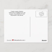 Breathe_C_ Postcard Postkarte (Rückseite)