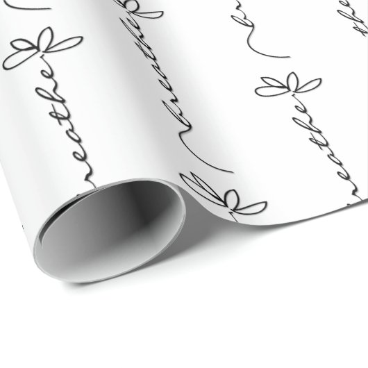 Breathe Daisy Inspiration Geschenkpapier (Rolleneckpunkt)