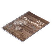 Breathe Dandelions Butterfly Wood Notizblock (Linke Seite)