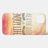 Breathe Deep Case-Mate iPhone Hülle (Rückseite (Horizontal))
