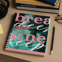 "Breathe Deep Wellness Journal" - Motivierend Zita