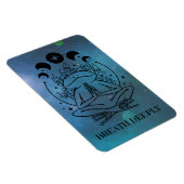 Breathe Deeply Zen Frog Magnet (Rechte Seite)