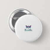 Breathe Dragonfly Suicide Prevention mental health Button (Vorne & Hinten)