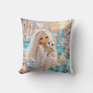 Breathe Dream. Create. Collection -Fleece Blanket Kissen