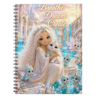 Breathe Dream. Create. Collection -Fleece Blanket Notizblock