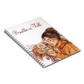 Breathe in Fall Spiral Foto Notebook Notizblock (Rechte Seite)
