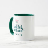 “Breathe in Peace” Minimalist Zen Mug Tasse (Vorderseite Links)