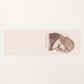 BREATHE Mindful Goddess Yoga Mat | Calm Feminine  Yogamatte (Vorderseite (Horizontal))